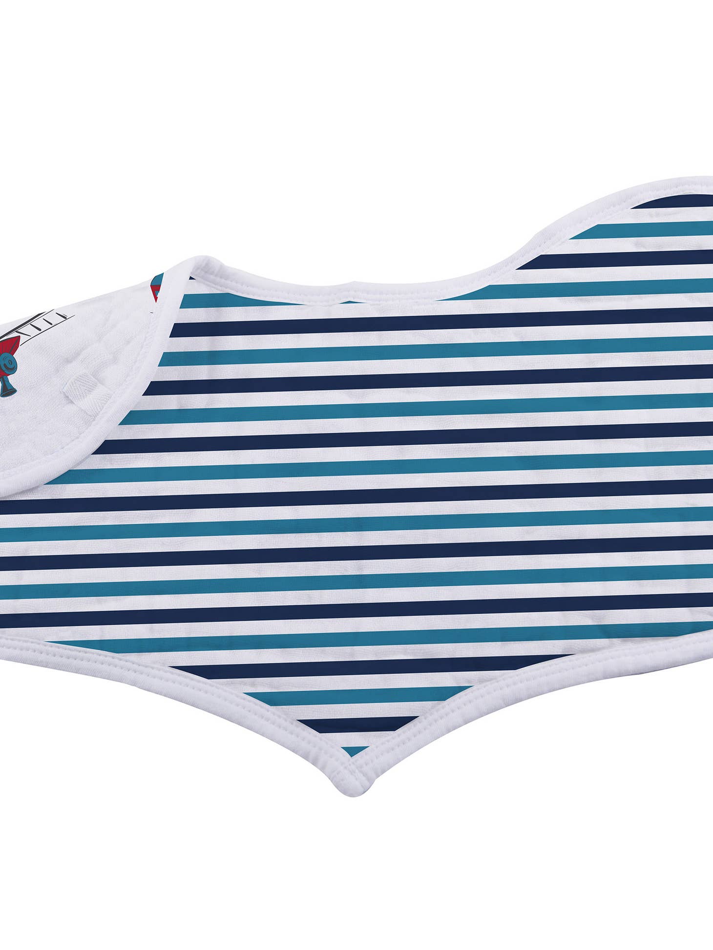 Newcastle Classics Organic Cotton Bamboo Muslin Heart Bibs – Cars